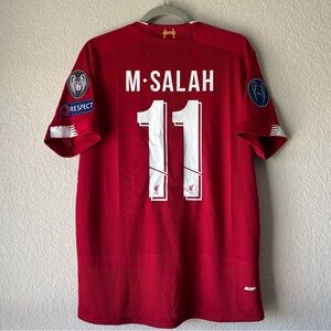 Salah Liverpool 19/20 Home Jersey — Size Large